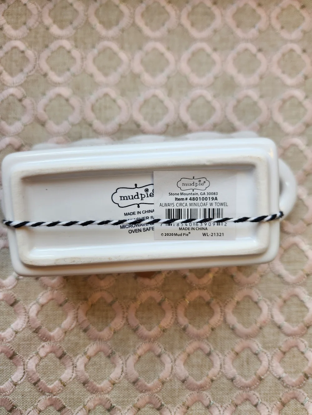 Mud Pie "I Will Always Loaf You" Mini Loaf Pan and Towel Set, $24, NWT - Picture 6 of 10
